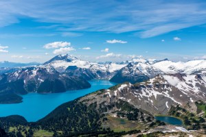 Garibaldi Lake is a turquoise-coloured alpine lake in British Columbia, Canada, located 37 km north of Squamish and 19 km south of Whistler.