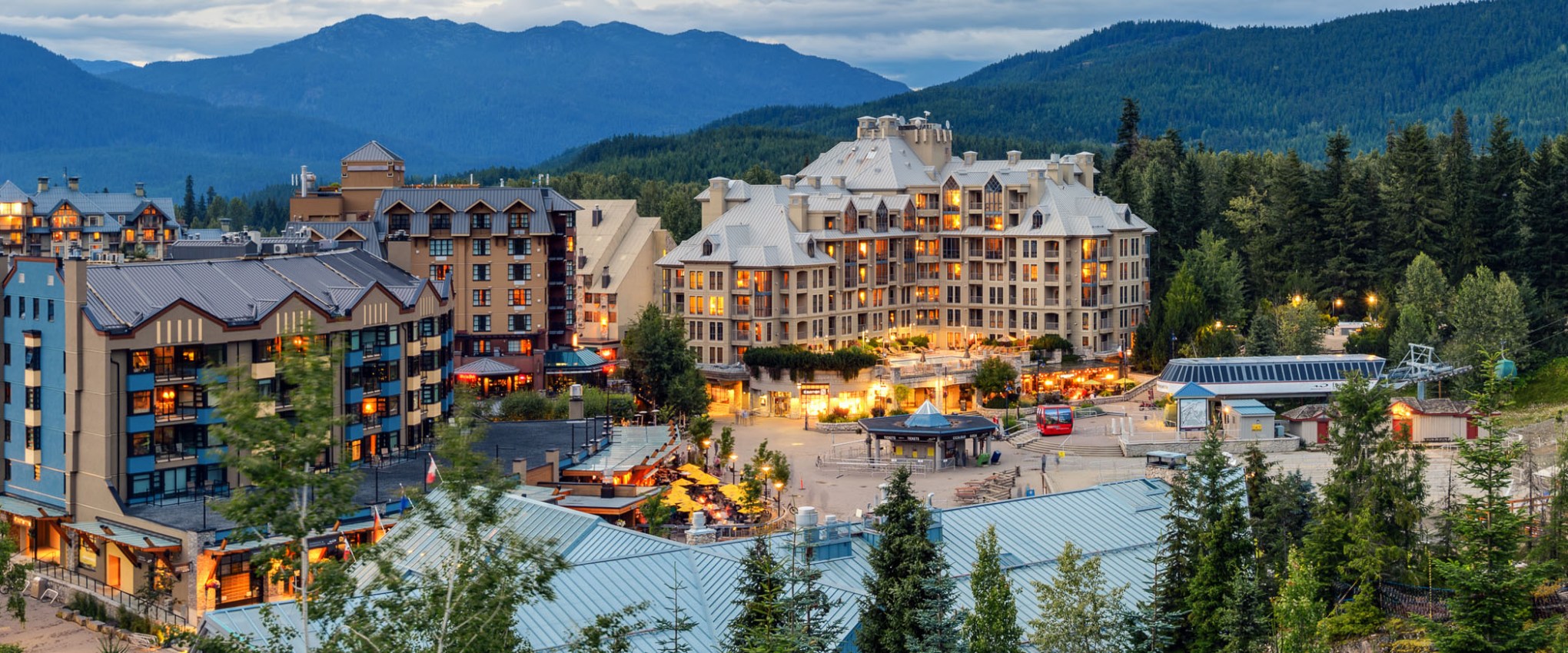 Whistler Village, British Columbia, Canada. Whistler Village, British Columbia, Canada.
