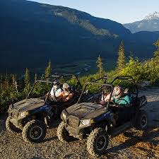 RZR in Whistler, mountain landscape