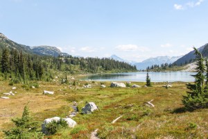 Rainbow Lake above whistler