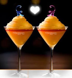 two bellinis from Milestones