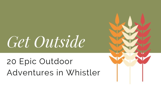 Get-outside Banner 20 Whistler activities