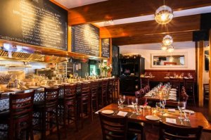 Interior seeting of Red Door Whistler in Whistler