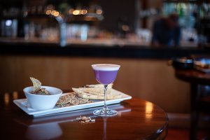 Raven room cocktail and small plate, Whistler