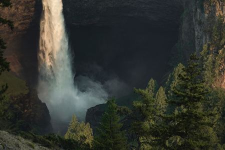 Wells Gray Provincial Park Waterfall