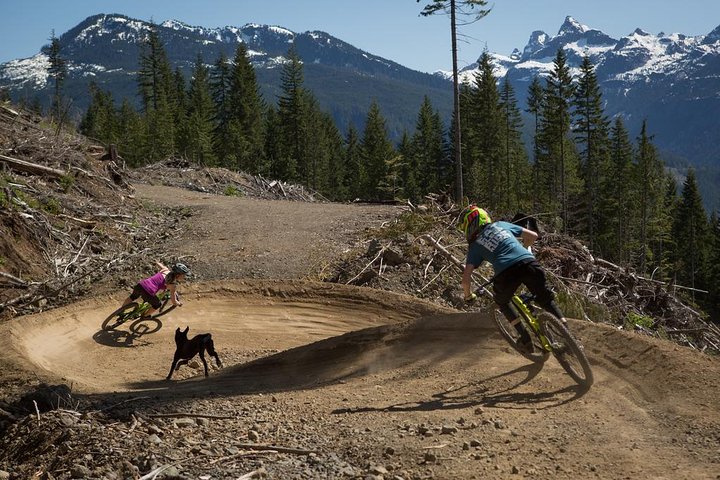 World famous mountain bike trails in a spectacular landscape